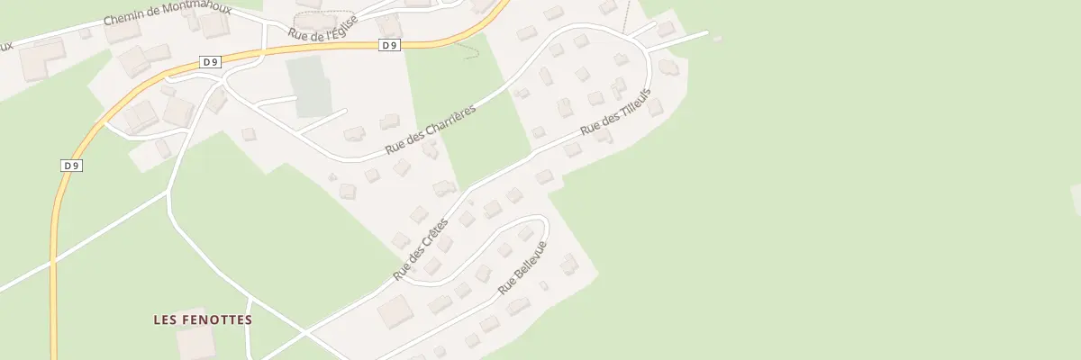 Plan du 23 Rue des Tilleuls à Déservillers