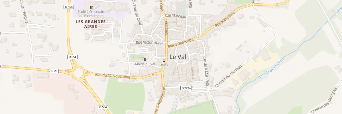 Plan du 5373 Rue de la République au Val