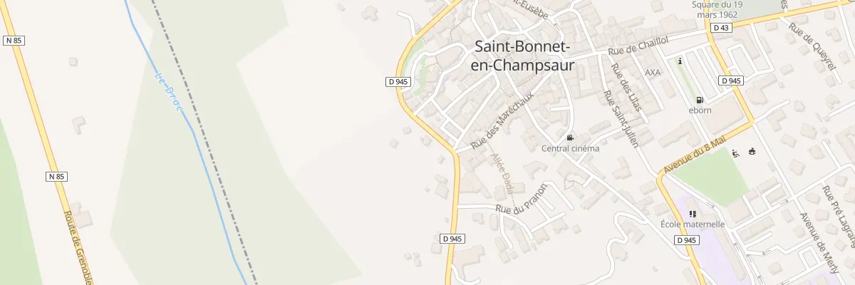 Plan du 1 La Corniche à Saint-Bonnet-en-Champsaur