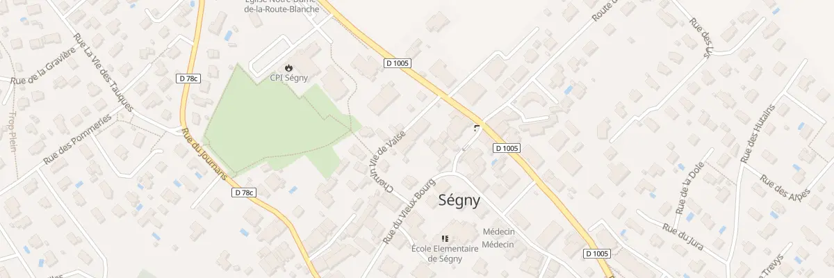 Plan du 102 Che Vie de Vaise à Ségny