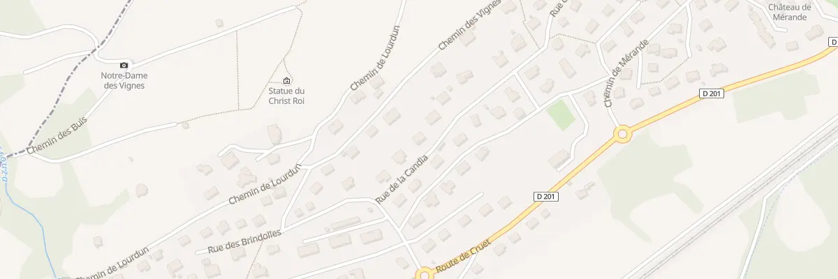 Plan du 85 Rue de la candia à Arbin