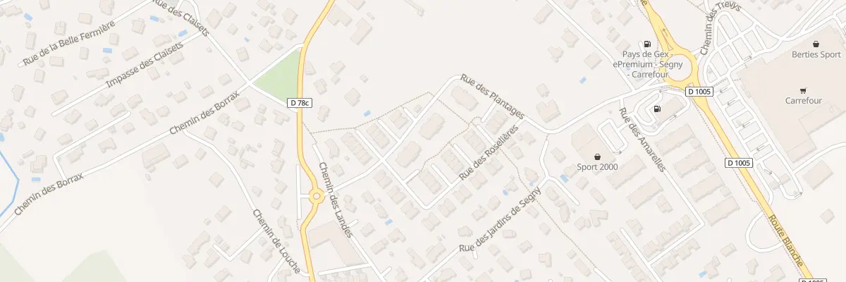 Plan du 347 Rue des Plantages à Ségny