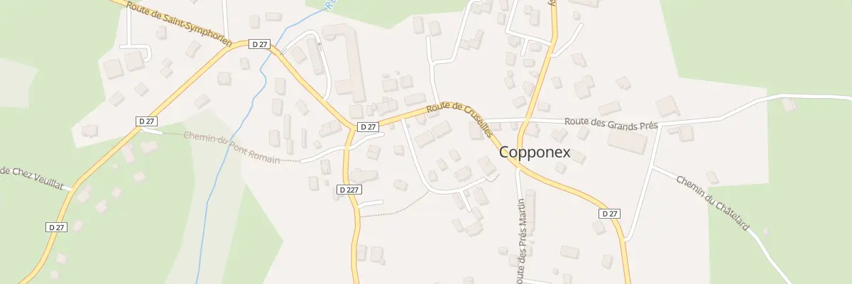 Plan du 25 Che des Lauriers Roses à Copponex