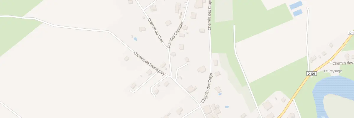 Plan du 5010 Gardesemen Sud à Scey-Maisières