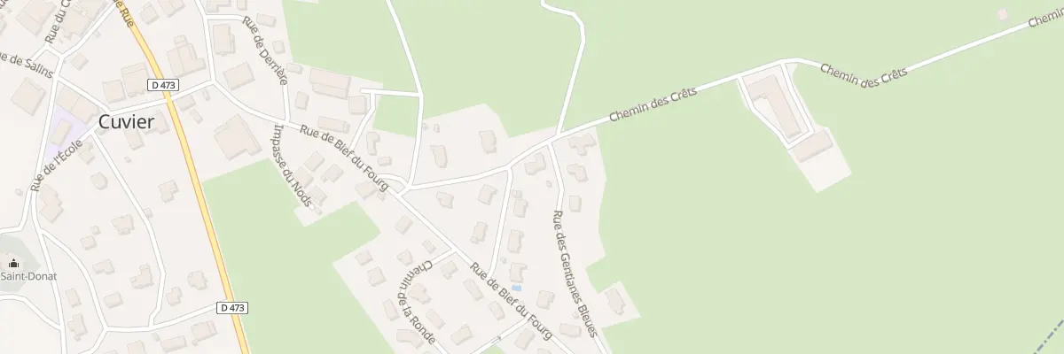 Plan du 6 Chem des Crets à Cuvier