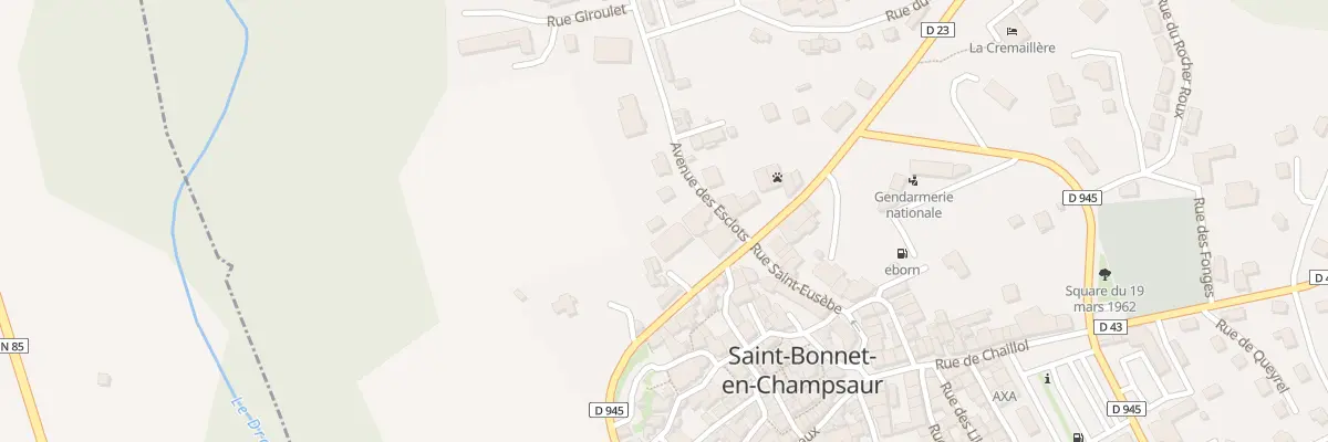 Plan du 5 Av des Esclots à Saint-Bonnet-en-Champsaur