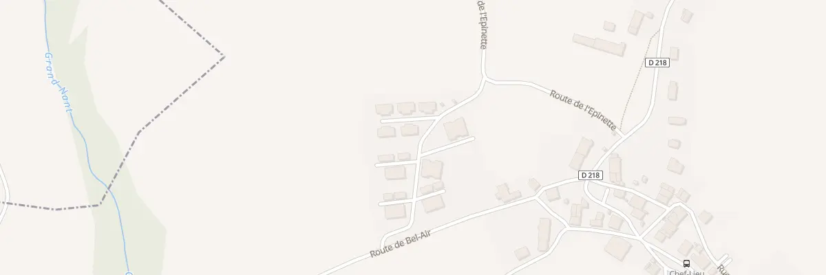 Plan du 200B Rte de l’Épinette à Présilly