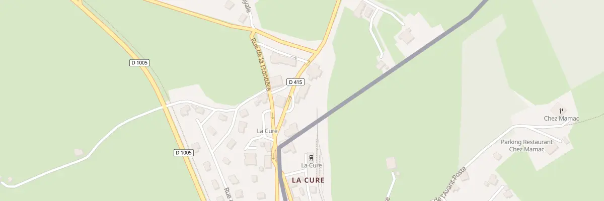 Plan du 52 Rte Internationale aux Rousses