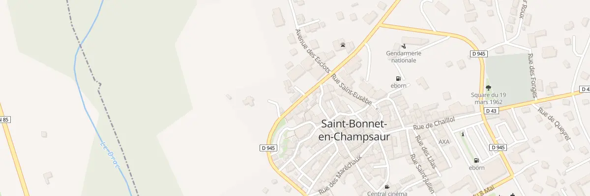 Plan du 3 La Corniche à Saint-Bonnet-en-Champsaur