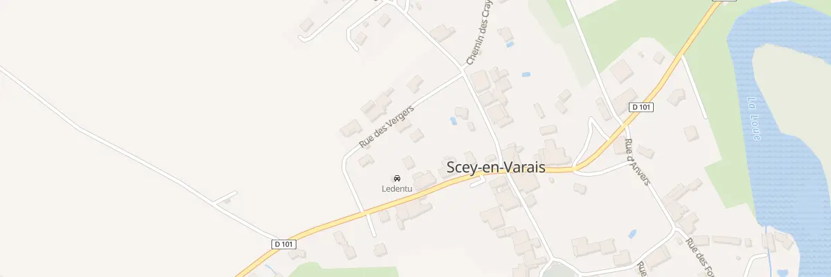 Plan du 8 Rue des Vergers à Scey-Maisières