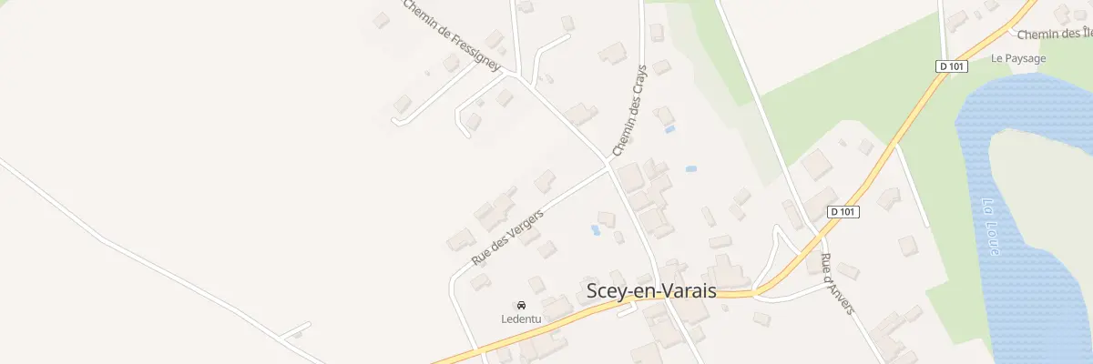 Plan du 1 Rue des Vergers à Scey-Maisières