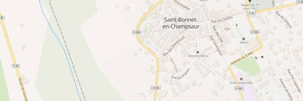 Plan du 2 Rue de la Corniche à Saint-Bonnet-en-Champsaur