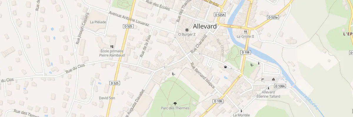 Plan du 8 Rue Docteur Mansord à Allevard