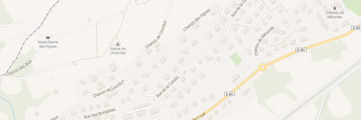 Plan du 115 Rue de la candia à Arbin