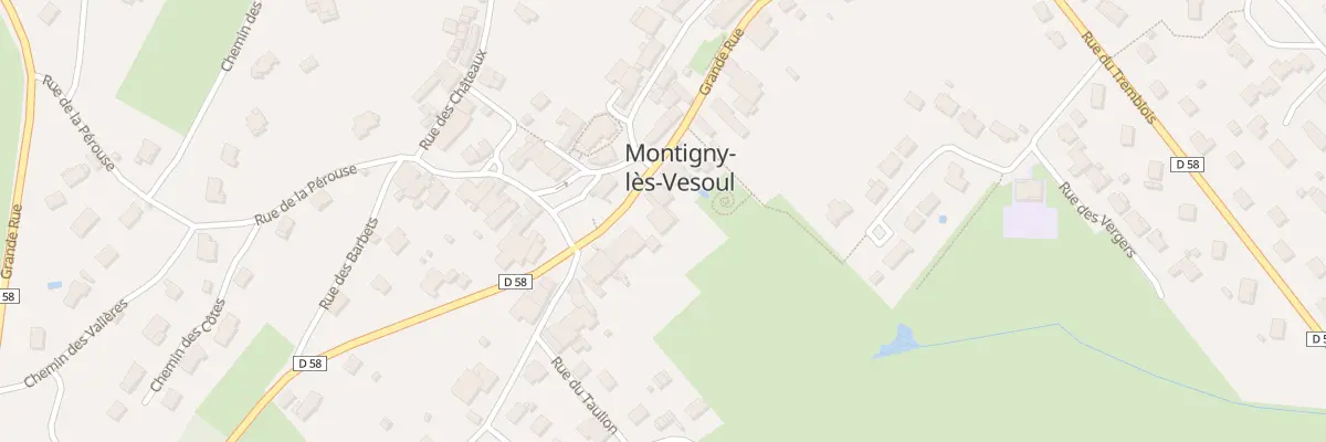 Plan du 17 Gr Gde Rue à Montigny-lès-Vesoul