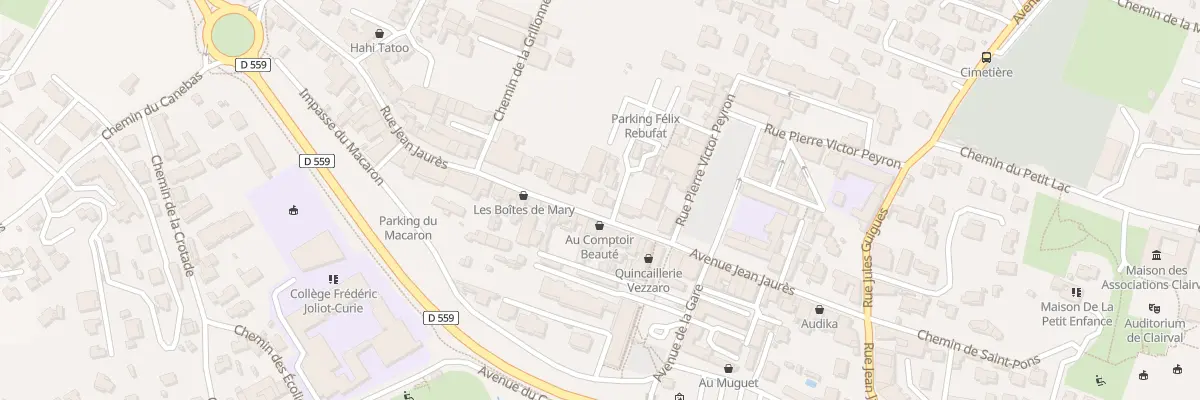Plan du 38 Av Jean Jaures à Carqueiranne