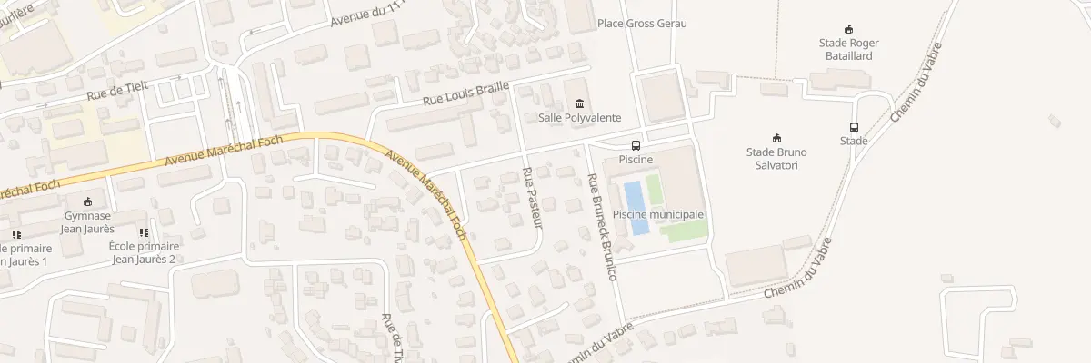 Plan du 12 Rue Pasteur à Brignoles