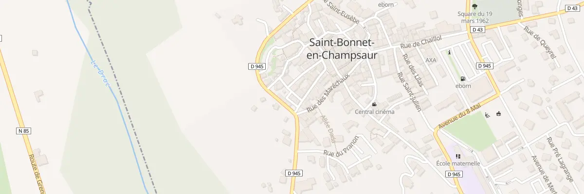 Plan du 5 Pl Sous l’Aire à Saint-Bonnet-en-Champsaur