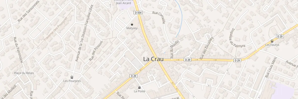 Plan du 9 Av du 8 Mai 1945 à La Crau