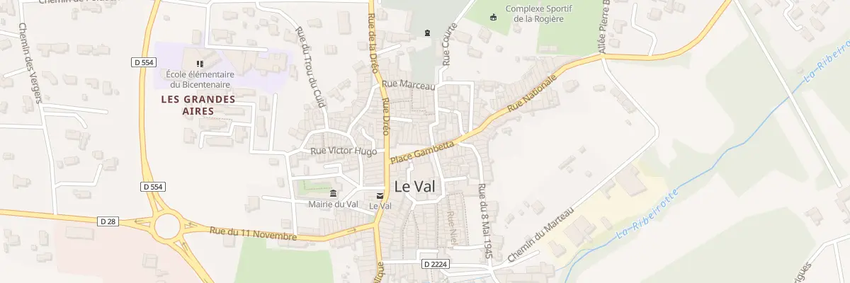 Plan du 19 Pl Gambetta au Val