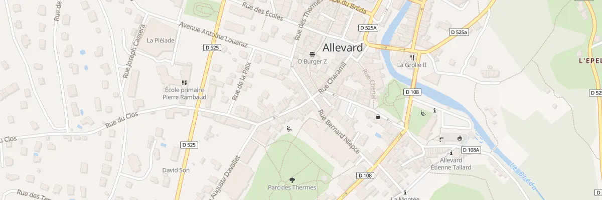 Plan du 6 Rue Docteur Mansord à Allevard