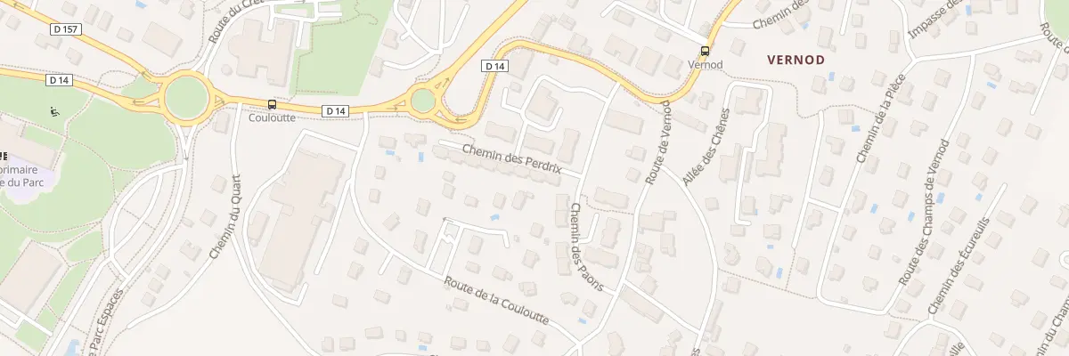 Plan du 86 Che des Perdrix à Poisy