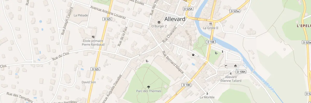 Plan du 5 Rue Docteur Mansord à Allevard