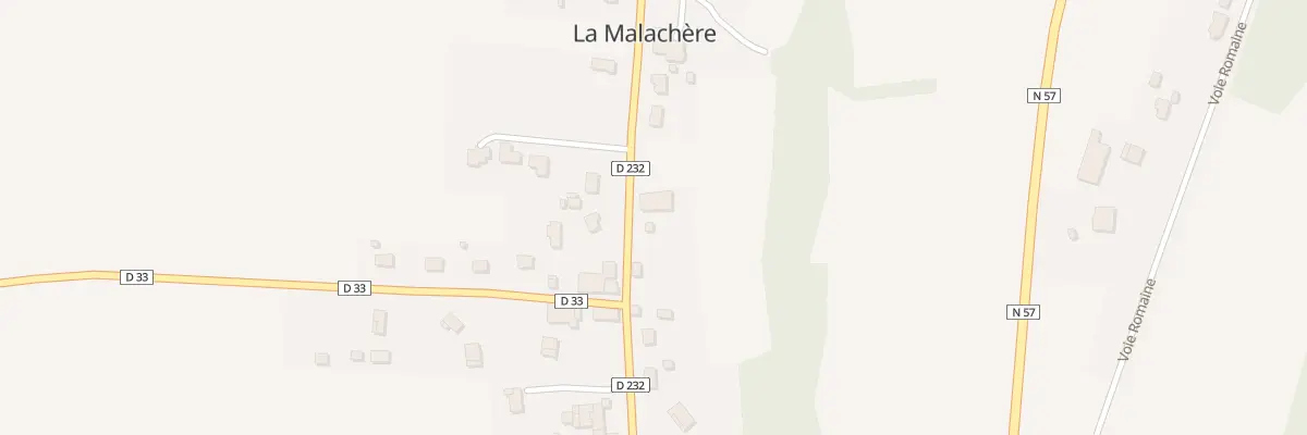 Plan du 36 Grande Rue à La Malachère