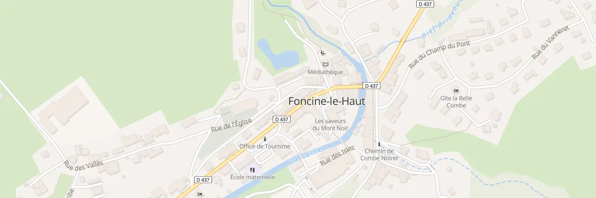 Plan du 67 Grande Rue à Foncine-le-Haut