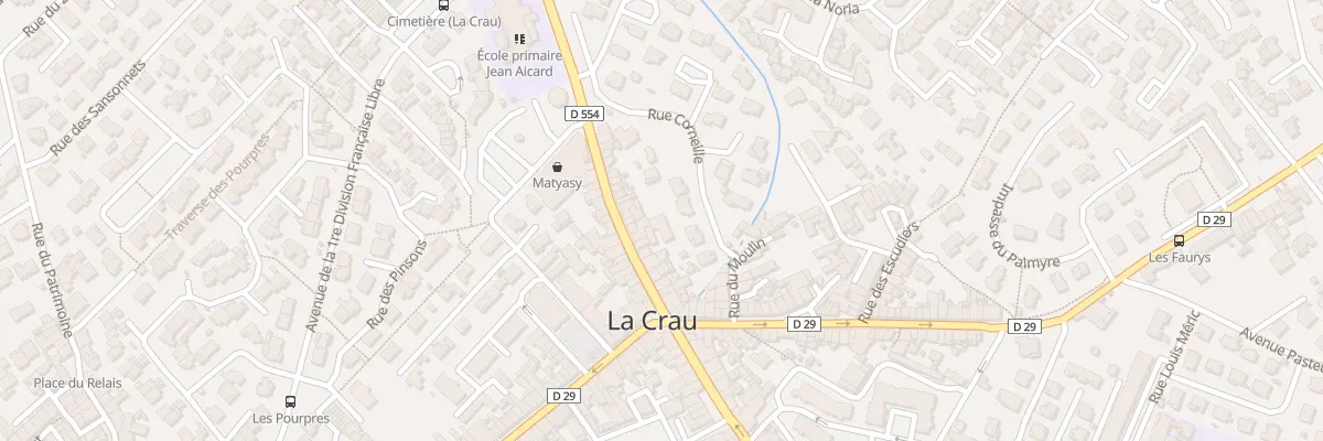 Plan du 18 Av du 8 Mai 1945 à La Crau