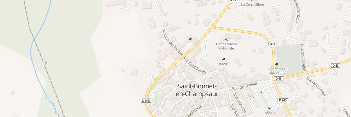 Plan du 6 Pl du Peyssier à Saint-Bonnet-en-Champsaur