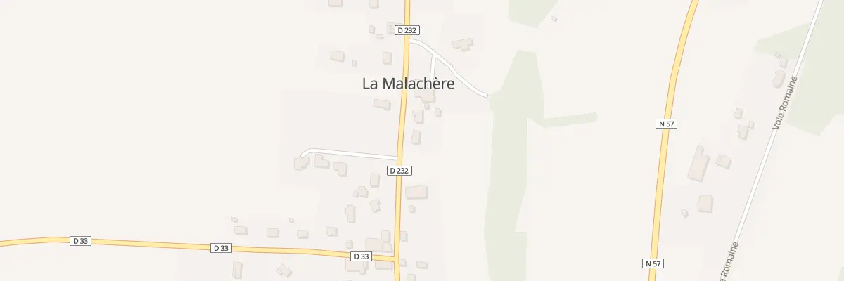 Plan du 38 Grande Rue à La Malachère