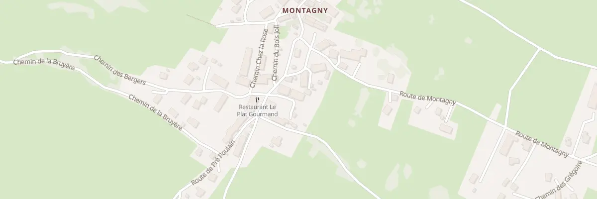 Plan du 5159 Montagny à Arith