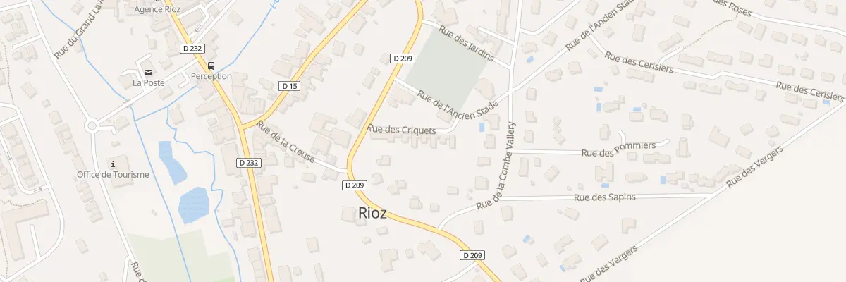 Plan du 8 Rue des Criquets à Rioz