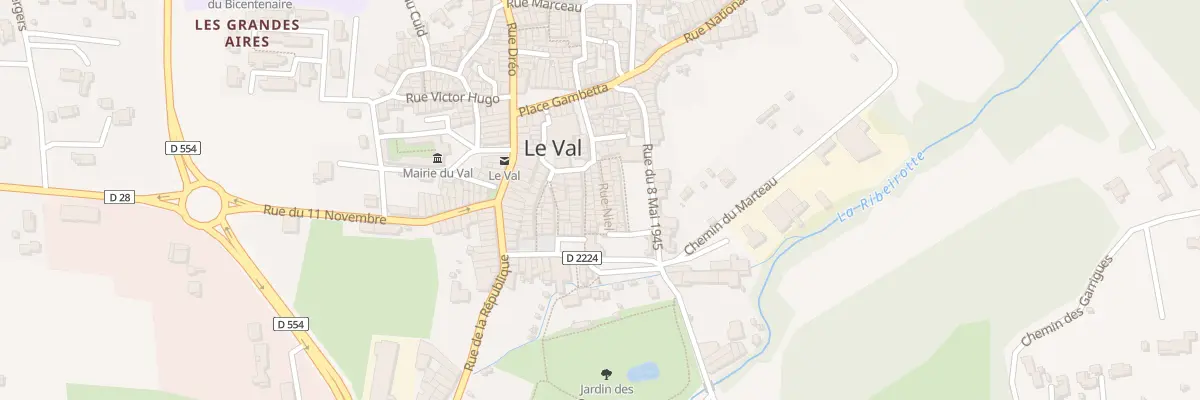Plan du 8 Rue Niel au Val