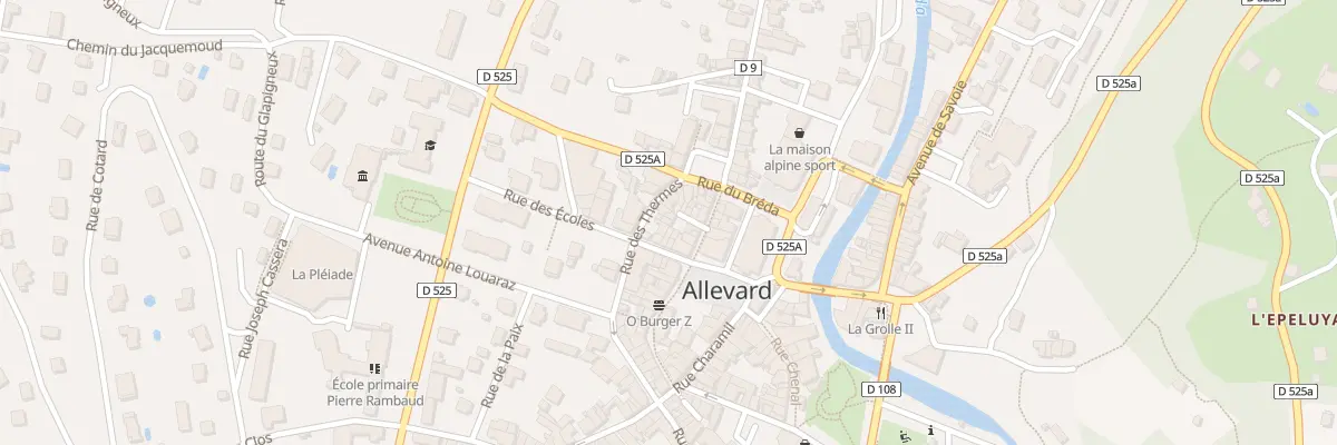 Plan du 5 Imp Rossignol à Allevard