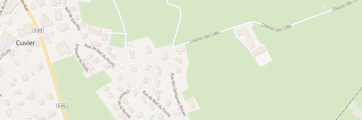 Plan du 3 Rue des Gentianes Bleues à Cuvier