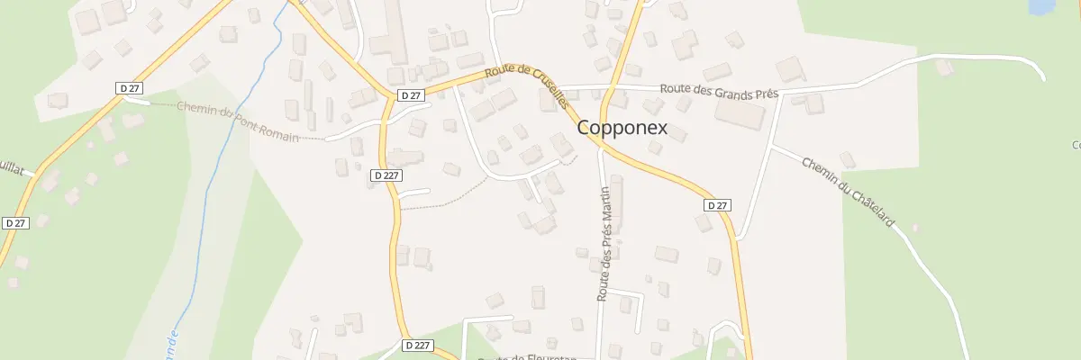 Plan du 133 Che des Lauriers Roses à Copponex