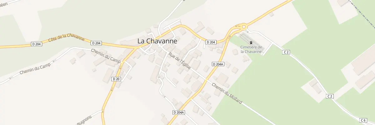 Plan du 109 Rue de l’église à La Chavanne