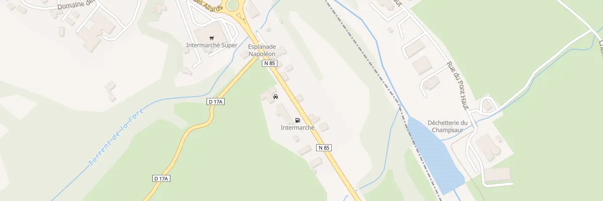Plan du 17 Rte de Gap à La Fare-en-Champsaur