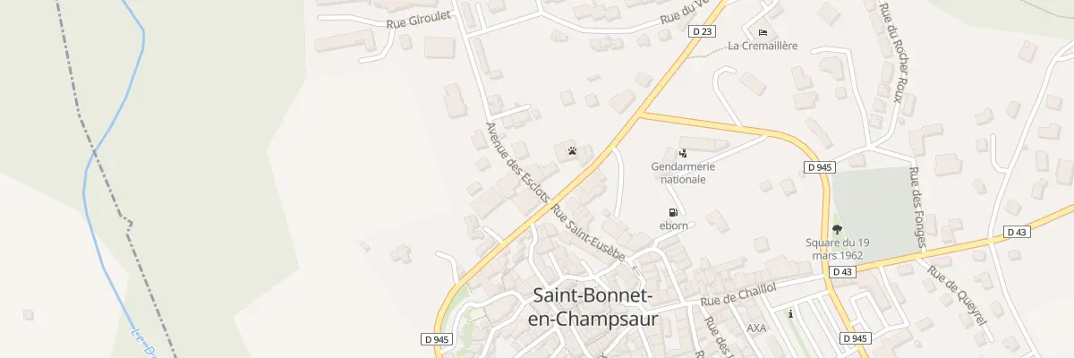 Plan du 5 Pl du Peyssier à Saint-Bonnet-en-Champsaur