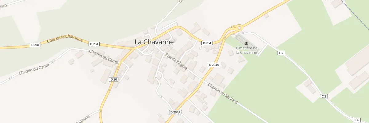 Plan du 111 Rue de l’église à La Chavanne