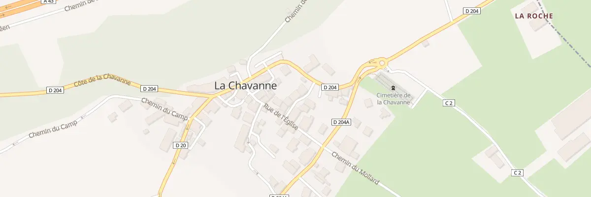 Plan du 33 Rle Marinette à La Chavanne