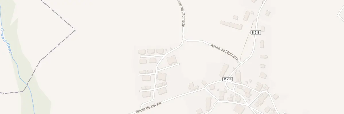Plan du 200 Rte de l’Épinette à Présilly