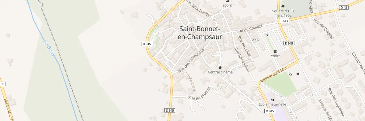Plan du 6 Rue de l’Hôpital à Saint-Bonnet-en-Champsaur