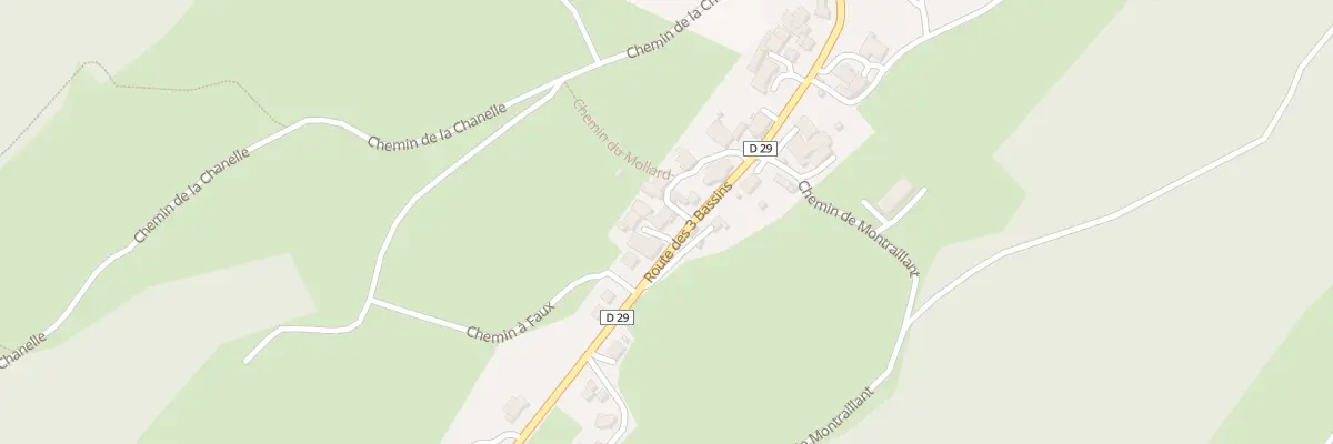 Plan du 517 Rte des Trois Bassins à Villaroux