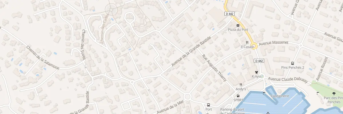 Plan du 12 Av de la Grande Bastide à Carqueiranne