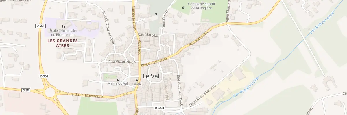 Plan du 5272 Rue Nationale au Val