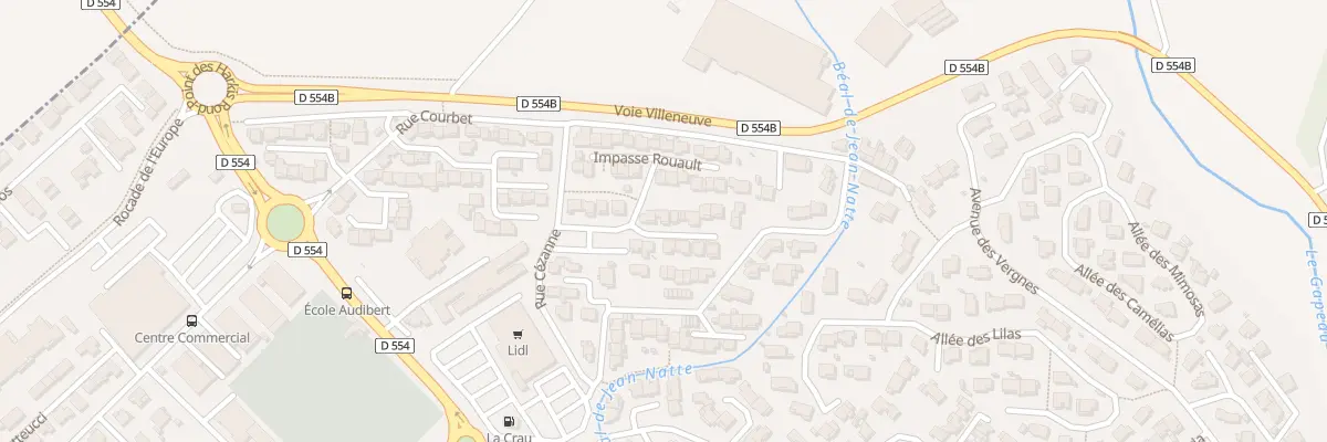 Plan du 29 Imp Rouault à La Crau