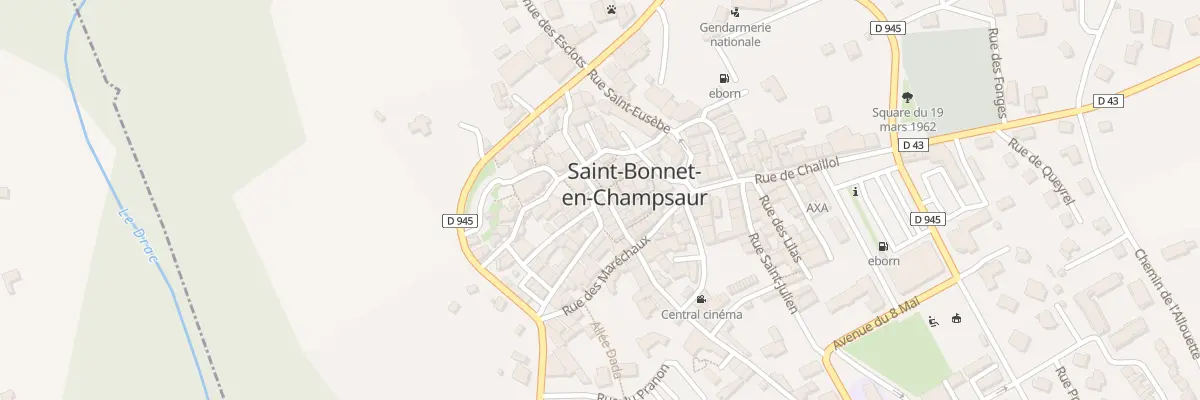 Plan du 15 Rue Saint-Jacques à Saint-Bonnet-en-Champsaur